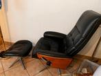 Relax zetel met voetbankje, Maison & Meubles, Fauteuils, 100 à 125 cm, Enlèvement, Utilisé, 50 à 75 cm