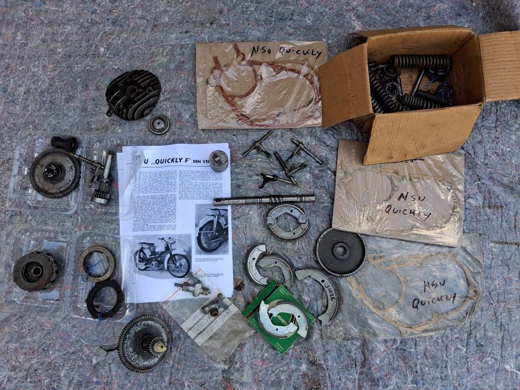NSU quickly onderdelen, Enlèvement ou Envoi