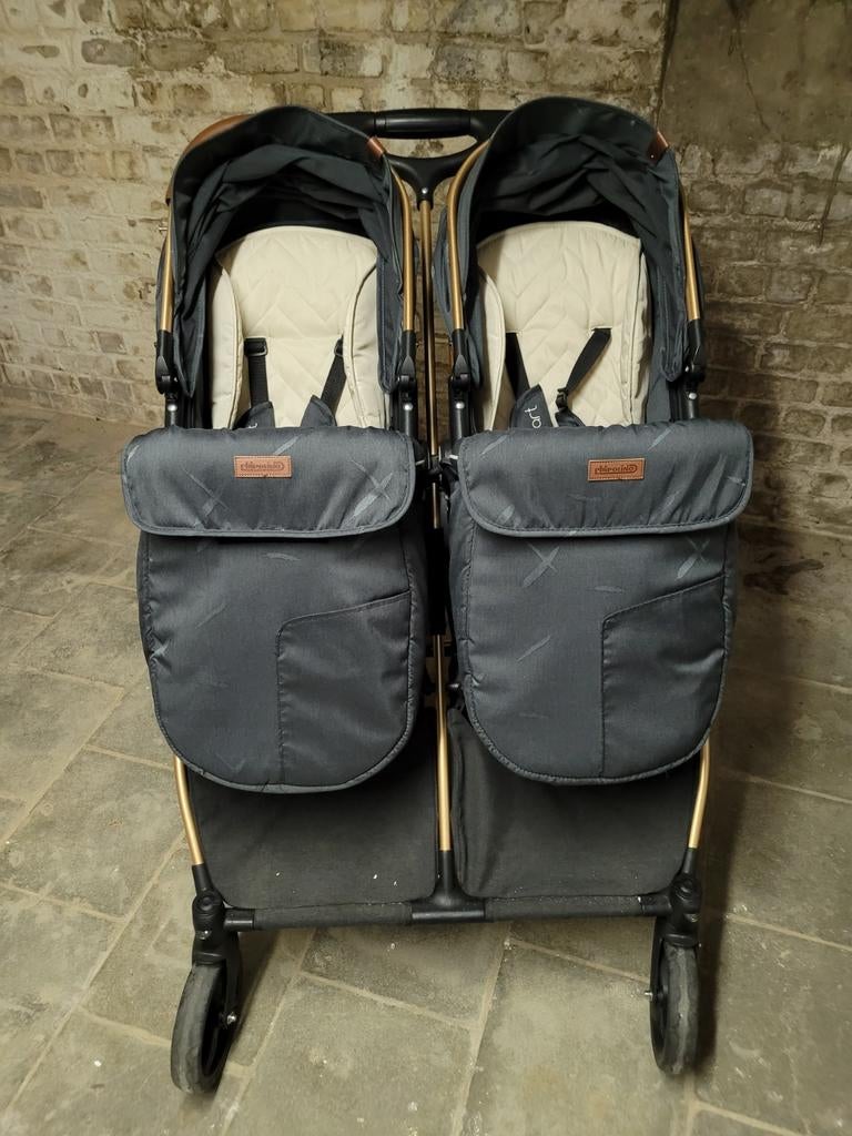 2 in 1 kinderwagen voor 2 kinderen, Kinderen en Baby's, Ophalen, Zo goed als nieuw, Kinderwagen of Buggy