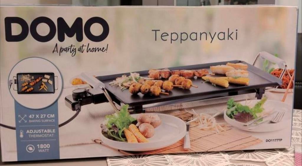 Teppanyaki DO1177TP neuf – jamais ouvert, Electroménager, Plaques de gril, Enlèvement, Neuf, Gril de table