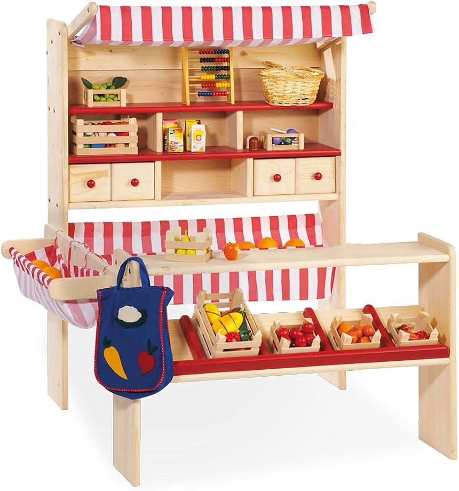 Houten speelwinkeltje, Ophalen, Gebruikt, Hout, Speelkeuken