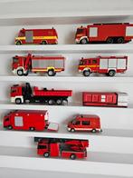 Ensemble de 8 véhicules de pompiers et pièces supplémentaire, Enlèvement ou Envoi