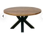 Ronde tafel mango hout, 100 à 150 cm, Cinq personnes ou plus, Rond, Comme neuf
