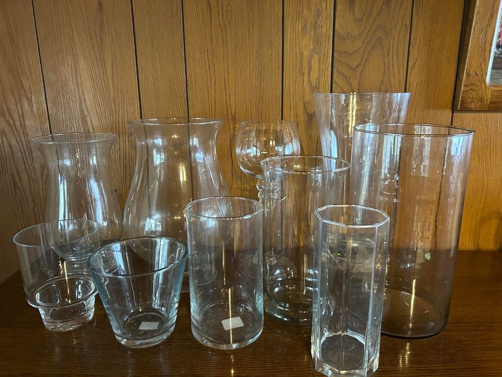 Vazen in verschillende grootte, Verzamelen, Ophalen, Gebruikt, Overige typen