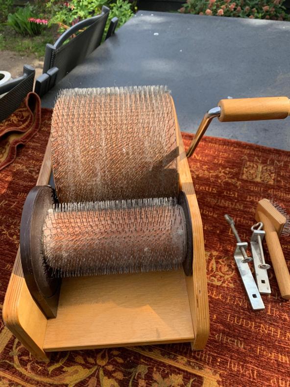 Louet CARDAMILL, Hobby & Loisirs créatifs, Rouets & Filature, Comme neuf, Pièces ou Accessoires, Enlèvement ou Envoi