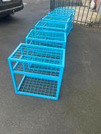 4 stuks stevige metalen rekken, Jardin & Terrasse, Stockage & Armoires de jardin, Enlèvement, Métal, Autres types