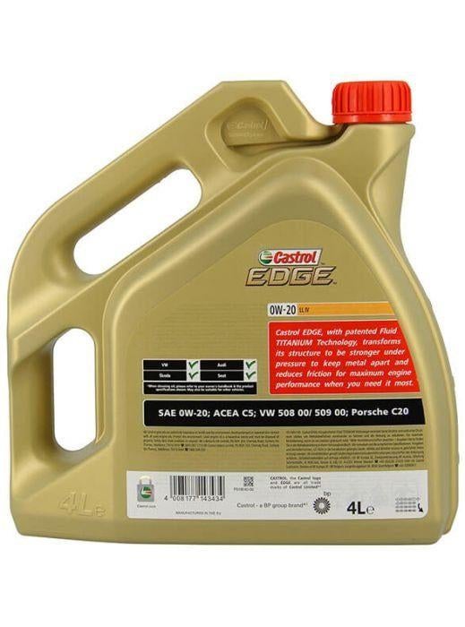 Huile castrol edge 0w20 4L, Autos : Divers, Produits d'entretien, Enlèvement