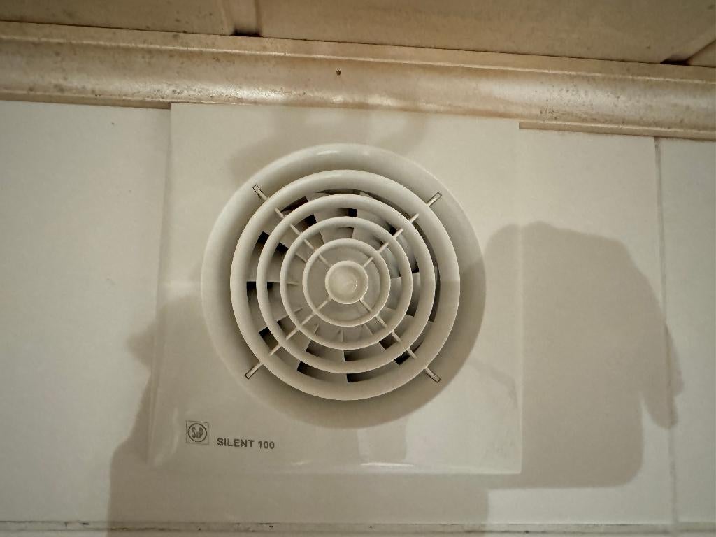 S&P Silent 100 badkamerventilator met naloopfunctie, Ophalen, Gebruikt, Ventilator