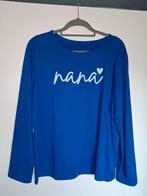 Longsleeve blauw NANA, maat XXL, Kleding | Dames, T-shirts, Blauw, Maat 46/48 (XL) of groter, Ophalen of Verzenden, Zo goed als nieuw