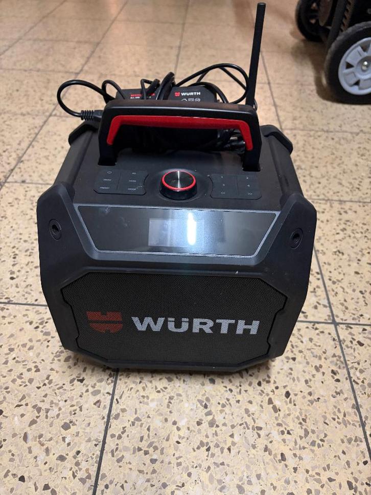 Würth Bouwradio 18V M-CUBE serie, TV, Hi-fi & Vidéo, Radios, Neuf, Radio de chantier, Enlèvement