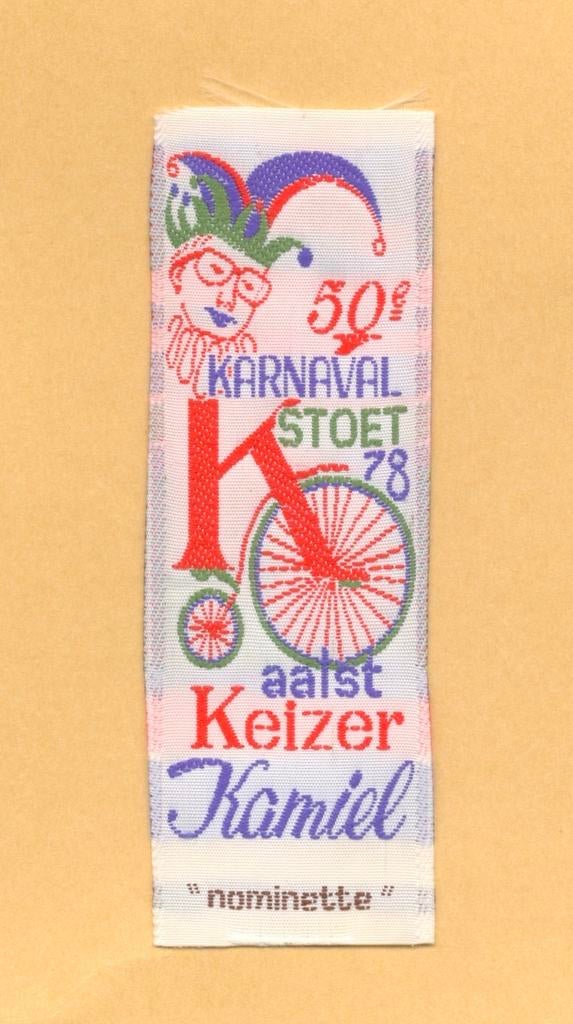 Aalst carnaval nominette KAMIEL, Enlèvement, Comme neuf