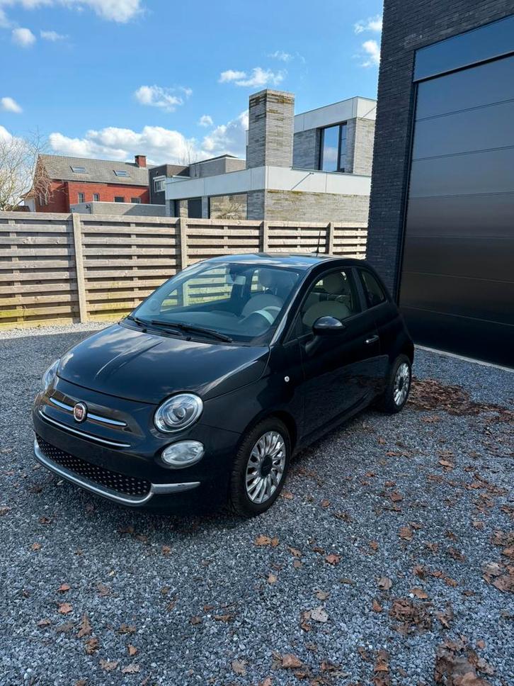 Fiat 500 dolcevita mild-hybrid, Auto's, Fiat, Bedrijf, Apple Carplay, Benzine, Stadsauto, Handgeschakeld, Zwart, Ophalen