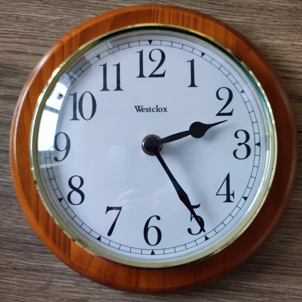 Horloge suspendue Westclox, Maison & Meubles, Accessoires pour la Maison | Horloges, Enlèvement ou Envoi