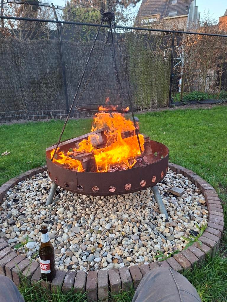 Vuurschaal dia.1m, Ophalen