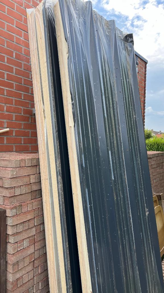 geisoleerde dakplaten, Bricolage & Construction, Tuiles & Revêtements de toit, Comme neuf, Plaque de toiture ou Plaque de tuile