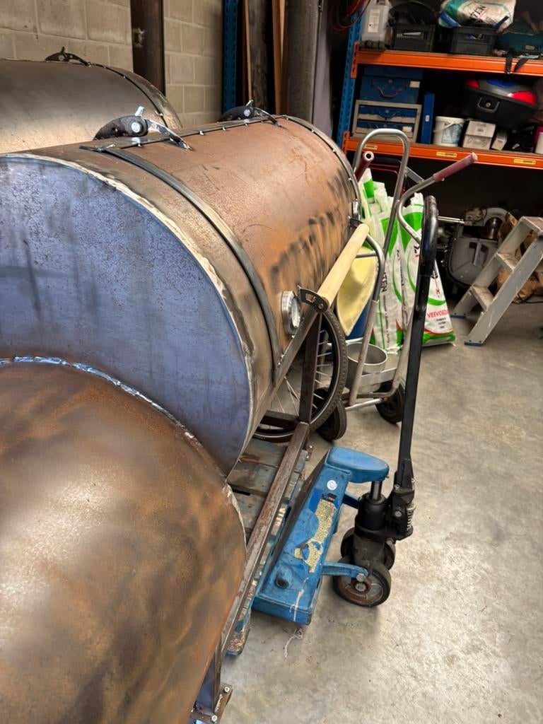 Offsetsmoker, Ophalen