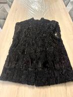 Vintage Persian Lamb / Karakul bontjas – zwarte krulvacht, Kleding | Dames, Jassen | Winter, Ophalen of Verzenden, Zo goed als nieuw