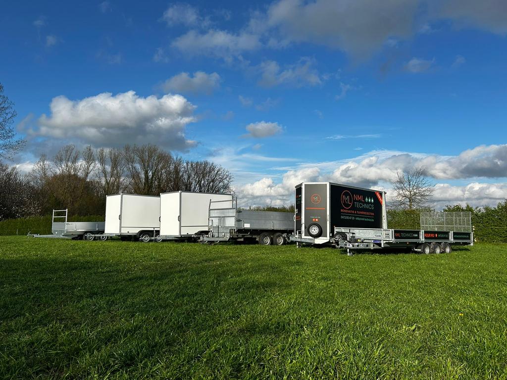 Aanhangwagen te huur–750kg 3000kg 3500kg direct beschikbaar, Autos : Divers, Remorques, Comme neuf, Enlèvement