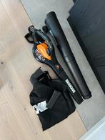 Krachtige blazer/bladzuiger met opvangzak, Tuin en Terras, Ophalen, Zo goed als nieuw, Met opvangzak