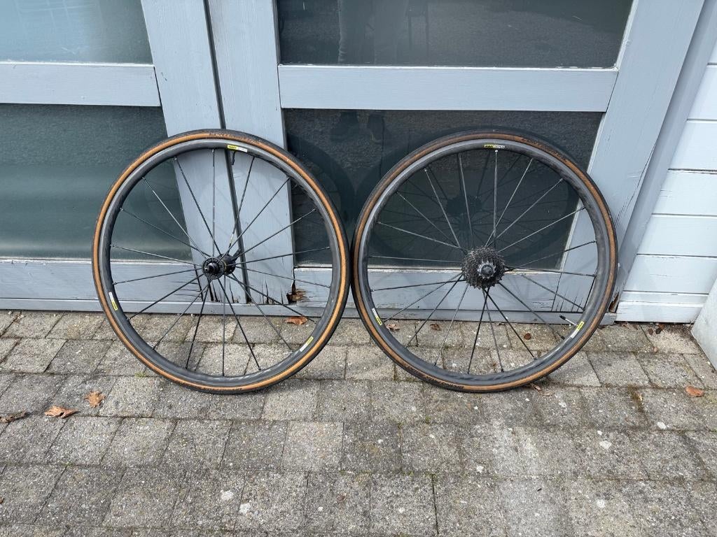 Mavic Ksyrium Pro Exalith Sl Wheelset, Fietsen en Brommers, Fietsonderdelen, Gebruikt, Mavic, Racefiets, Carbon