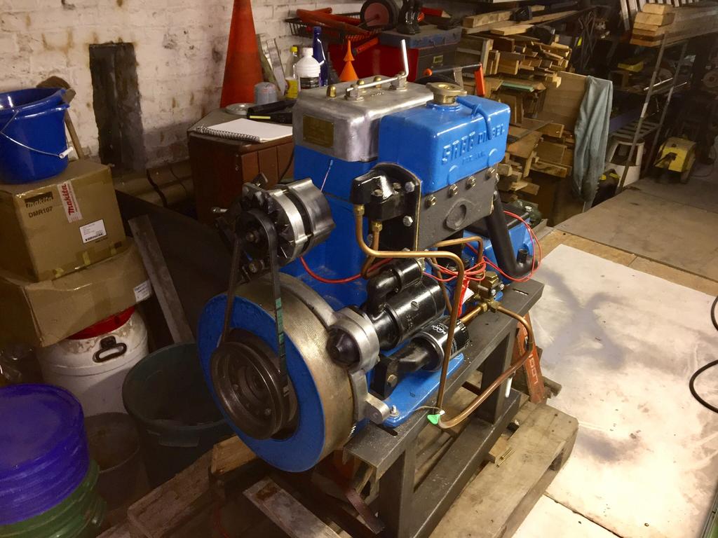 Scheepsmotor merk SABB, Ophalen, Motorboot