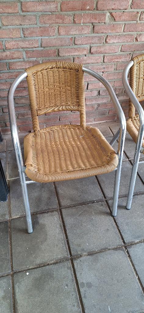 chaises de jardin, Jardin & Terrasse, Chaises de jardin, Utilisé, Aluminium, Empilable, Enlèvement