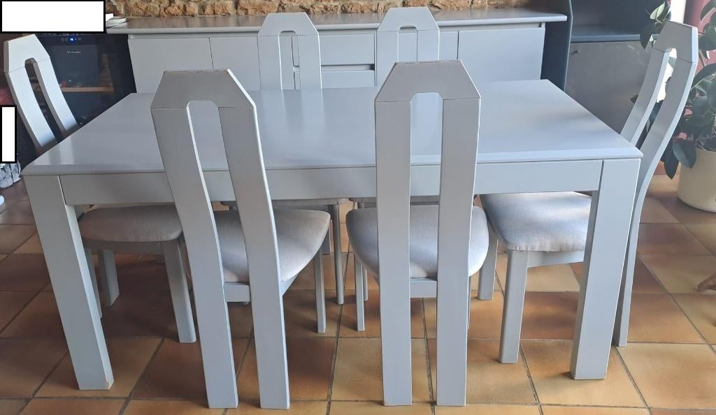 Salle à manger buffet table et chaises, Maison & Meubles, 25 à 50 cm, 200 cm ou plus, Avec tablette(s), Moins de 100 cm