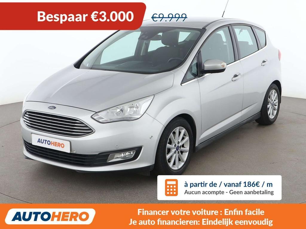 Ford C-MAX 1.5 TDCi Titanium (année de construction 2016), Argent ou Gris, Interruption de démarrage, Boîte manuelle, Autre carrosserie