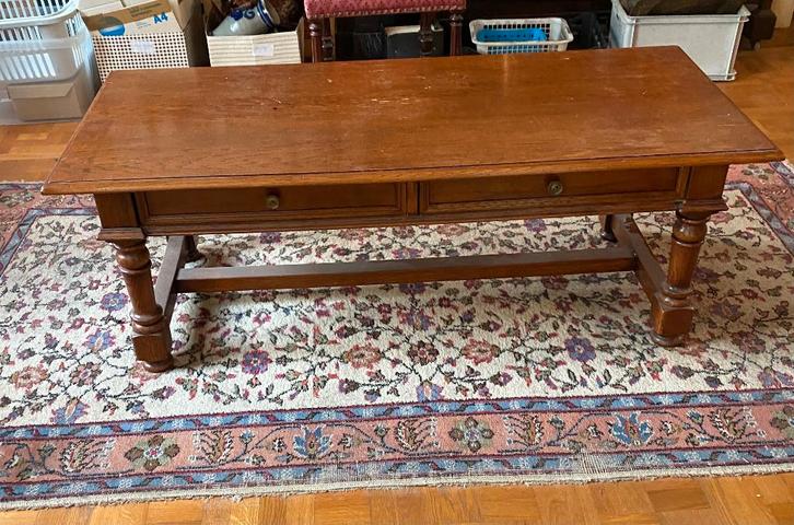 Rustieke salontafel, Antiquités & Art, Antiquités | Meubles | Tables, Enlèvement