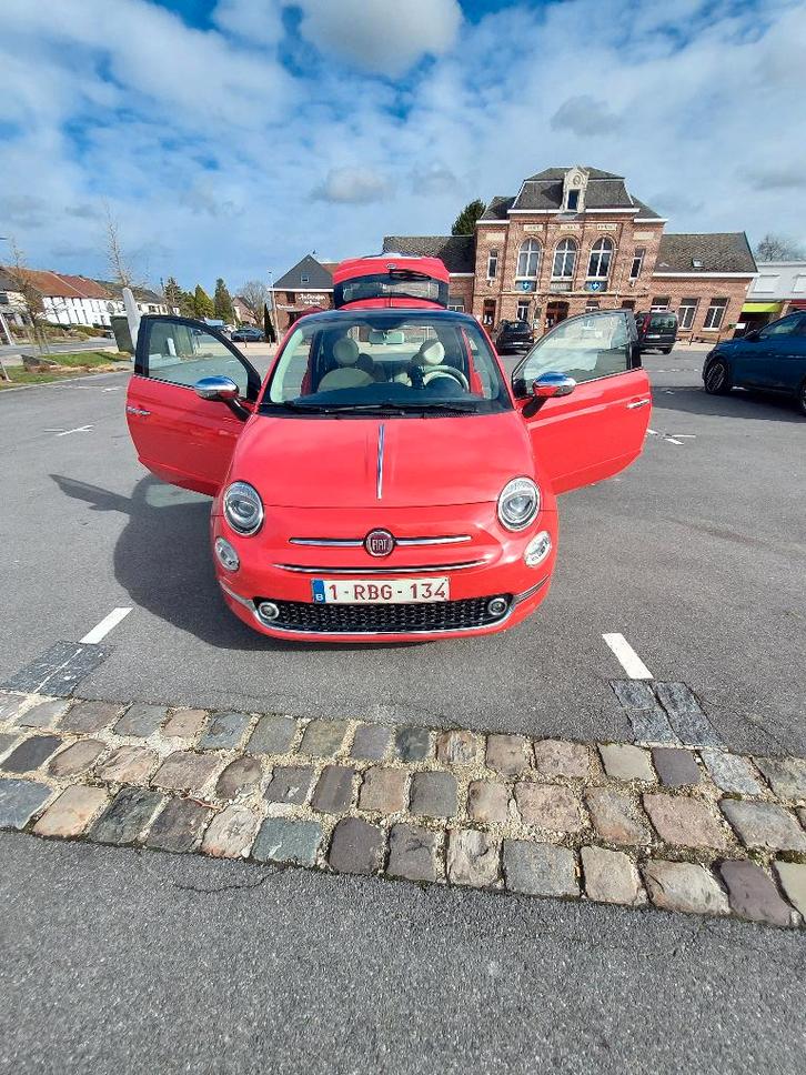 A vendre fiat 500, Auto's, Fiat, Particulier, Panoramadak, Benzine, Handgeschakeld, Overige kleuren, Beige, Ophalen