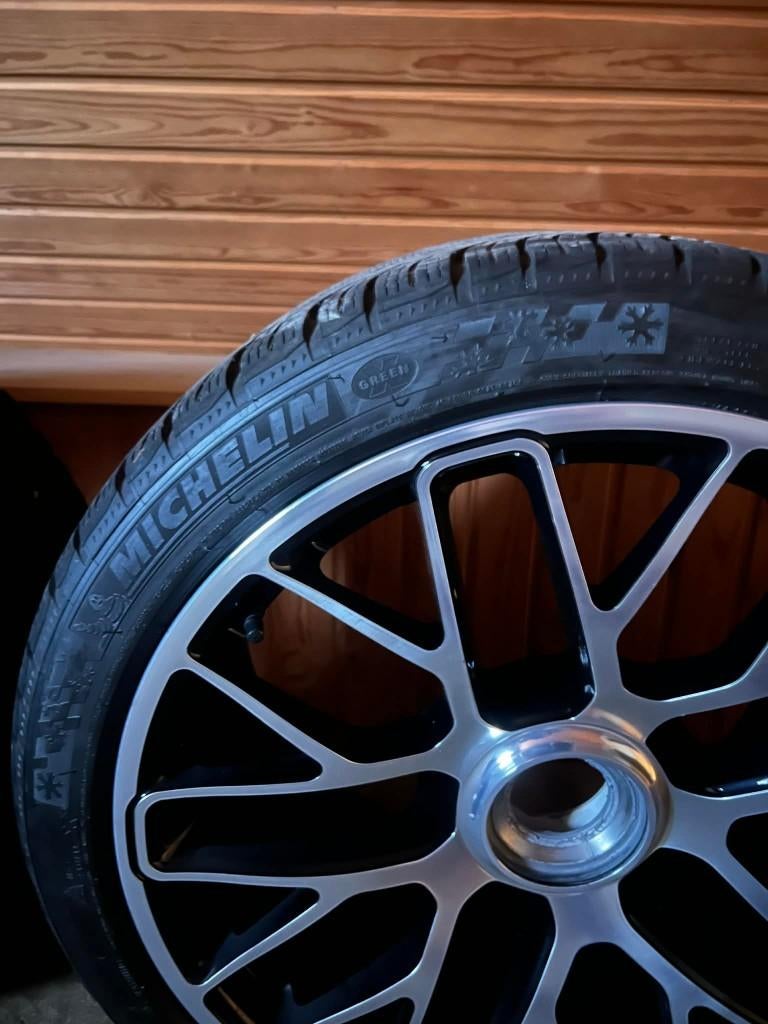 Originele Porsche 911 20inch velgen TurboS MET winterbanden, Ophalen, Velg(en), Nieuw, Winterbanden