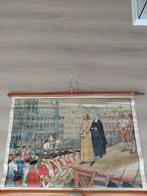 Schoolplaat Marteldood van Anneessens, Antiek en Kunst, Ophalen