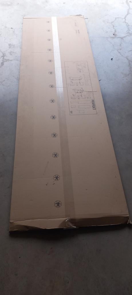 Panneau de finition ikea Perfekt 195 cm haut bkanc cassé, Enlèvement, Comme neuf, Crème, 150 à 200 cm