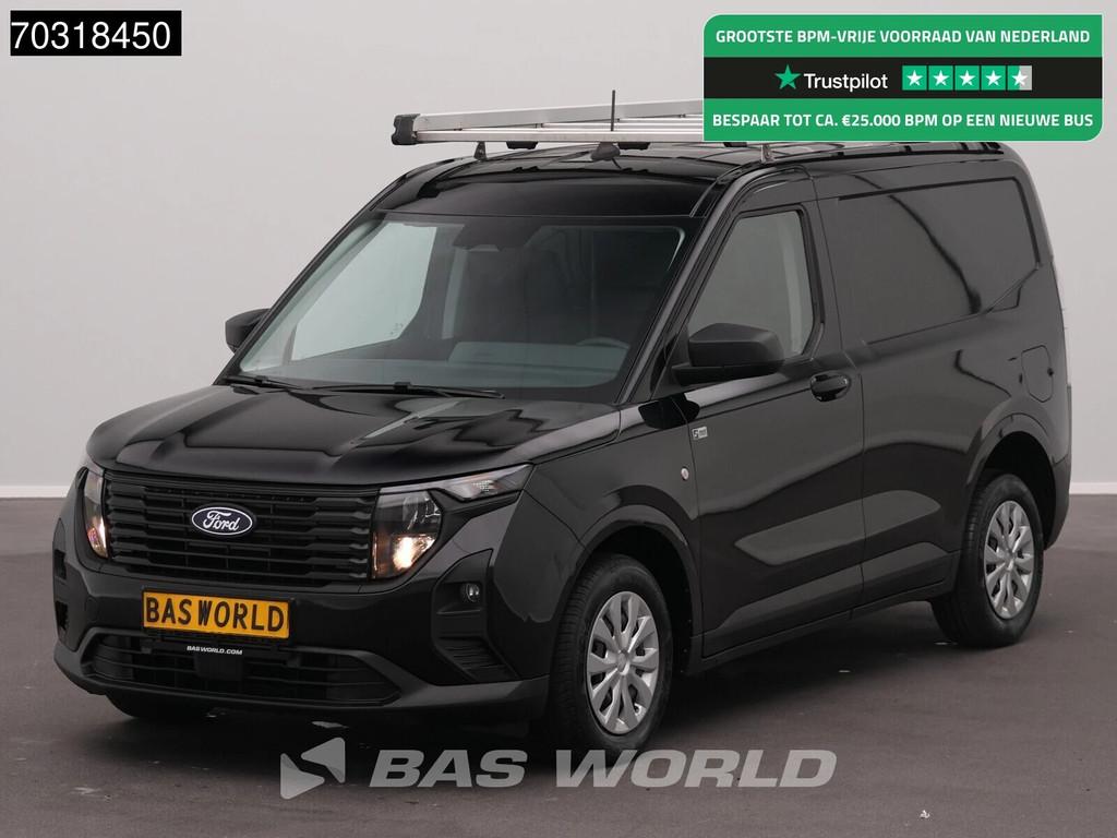 Ford Transit Courier 100pk Benzine L1H1 Airco Cruise Imperia, Auto's, Stof, Gebruikt, Euro 6, Zwart