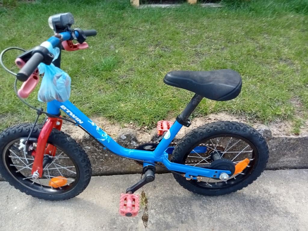 Petit vélo enfant., Enlèvement