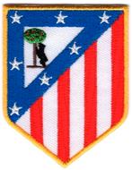Atletico Madrid stoffen opstrijk patch embleem, Verzamelen, Verzenden, Nieuw