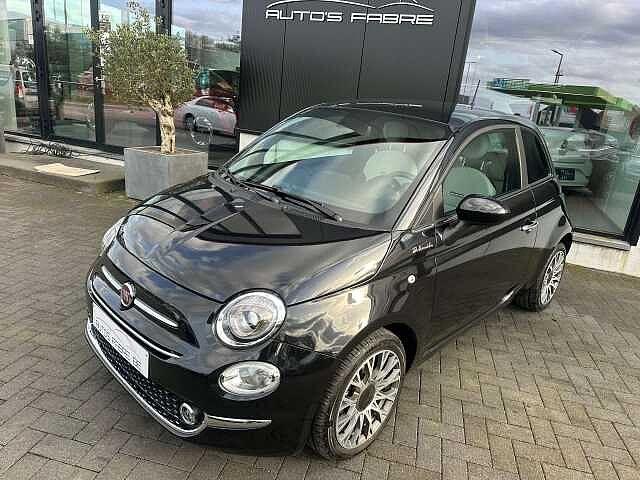 Fiat 500 1.0i MHEV Hybride Dolcevita Panodak, 4 zetels, 50 kW, Zwart, Particulier