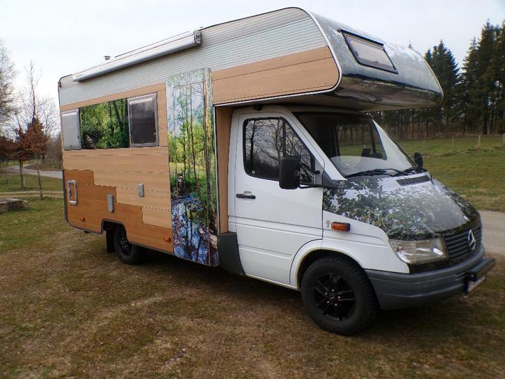 Camping-cars , Mercedes Sprinter, Motor-home, Caravanes & Camping, Camping-cars, Particulier, jusqu'à 4, Semi-intégral, Mercedes