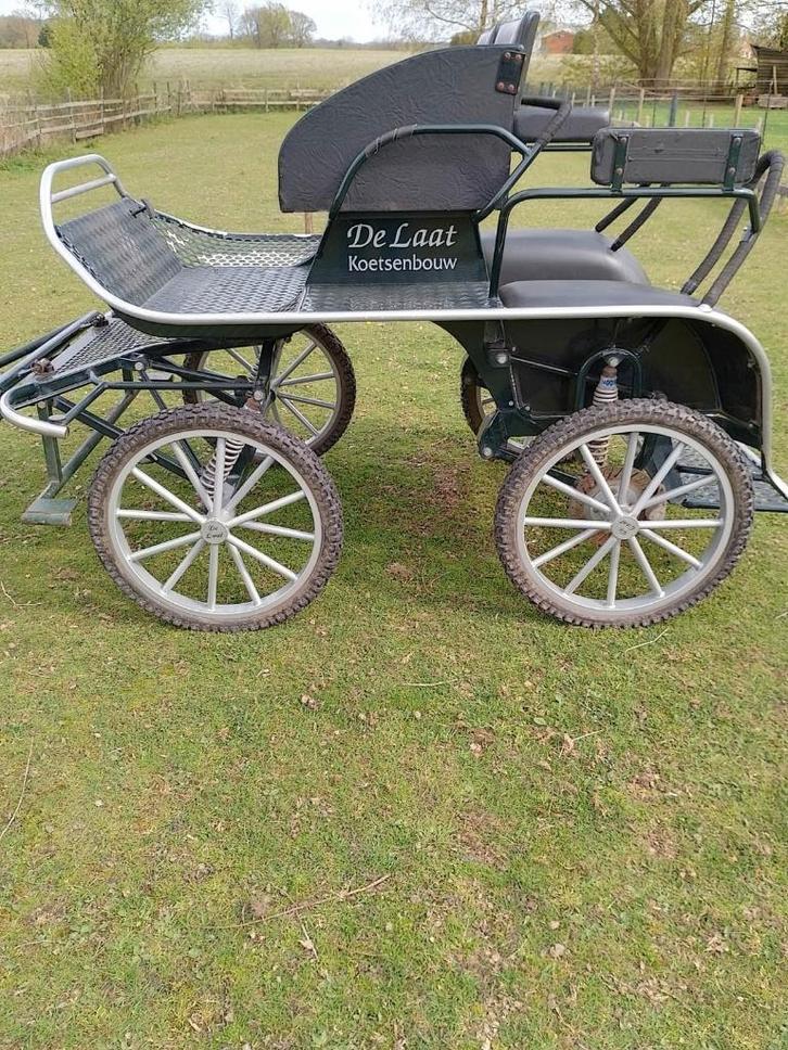 Koets (merk: De Laat), Dieren en Toebehoren, Rijtuigen en Koetsen, Gebruikt, Paard of Pony