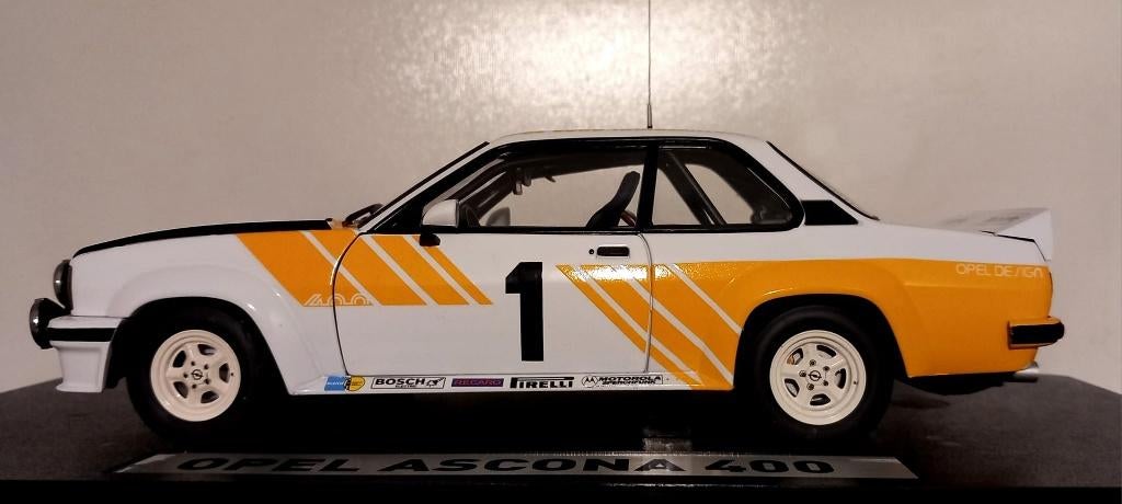 1/18 Opel Ascona 400 Gr.4 Rallye Présentation 1981 Sun Star, Hobby en Vrije tijd, Modelauto's | 1:18, Ophalen of Verzenden, Zo goed als nieuw