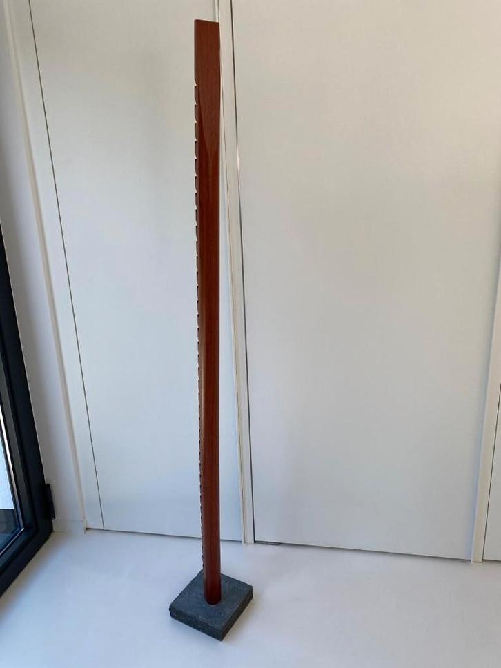 Prachtige Design CDToren Kersenhout/Mahonie Blauwe Hardsteen, Huis en Inrichting, Woonaccessoires | Cd- en Dvd-rekken, Zo goed als nieuw