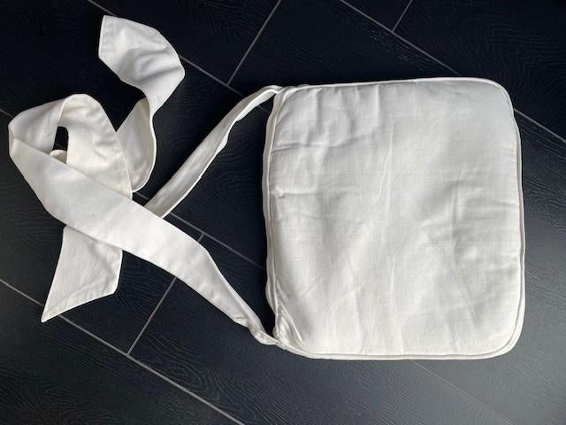 Kussentjes voor stoelen, Ophalen, Gebruikt, Wit, Stof