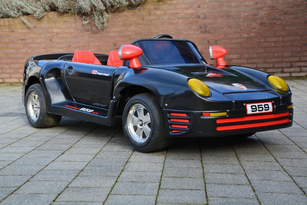 Porsche 959 kinderauto 1980 zeer zeldzaam!, Enfants & Bébés, Jouets | Véhicules en jouets, Comme neuf, Enlèvement