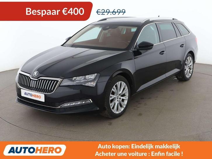 Skoda Superb 2.0 TDI Style (bj 2023, automaat), Auto's, Skoda, Te koop, Superb, 360° camera, ABS, Achteruitrijcamera, Adaptive Cruise Control