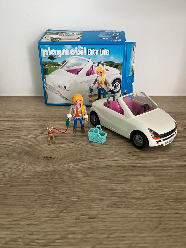 Playmobil city life cabrio, Ophalen, Zo goed als nieuw