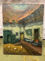 Lot zelf geschilderde schilderijen, Antiek en Kunst, Kunst | Schilderijen | Klassiek, Ophalen of Verzenden