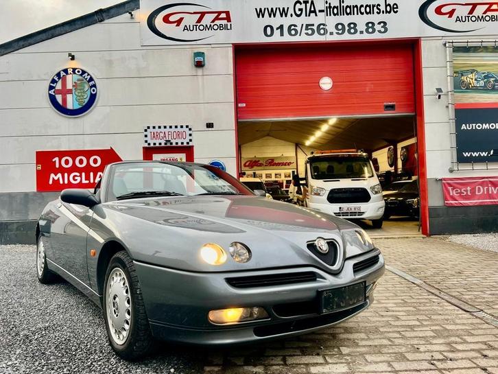Alfa romeo spider cabrio / 68.000 km !!!, Auto's, Alfa Romeo, Bedrijf, Spider, Benzine, Euro 3, Cabriolet, Ophalen