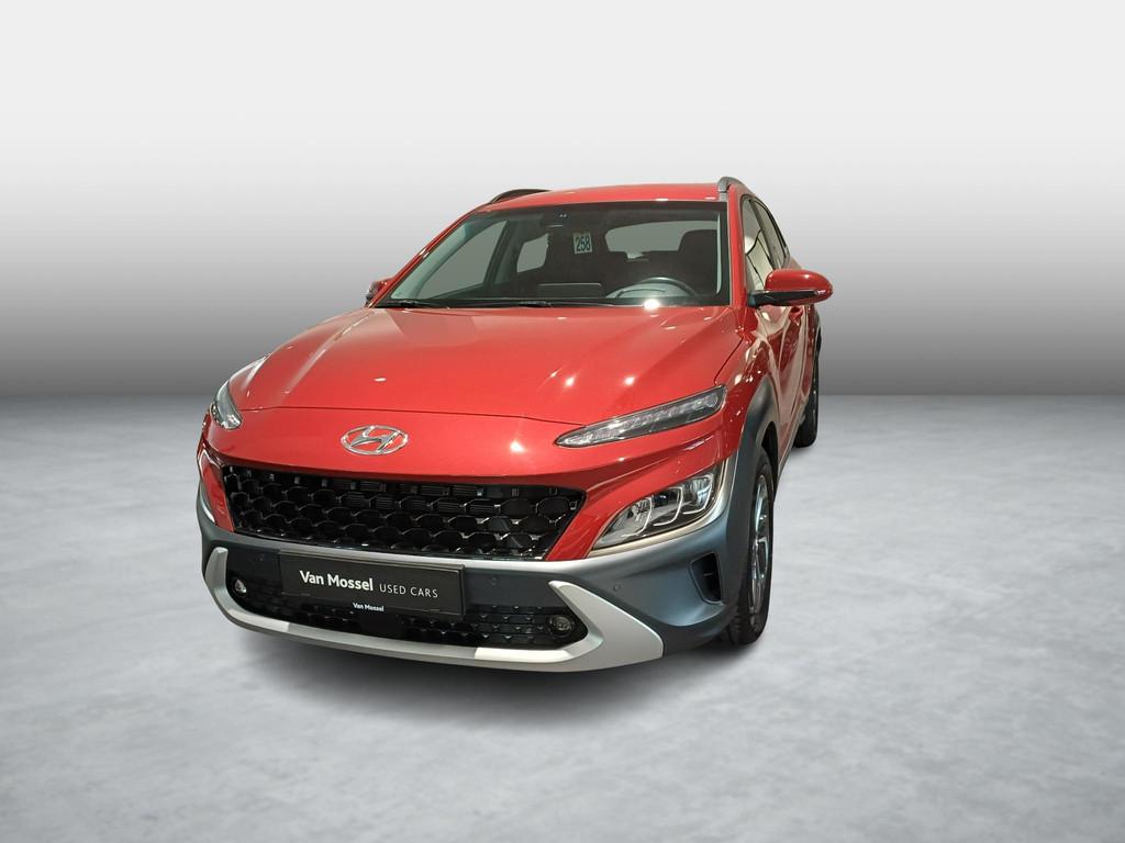 Hyundai Kona 1.6 GDi Hybrid Shine 6-DCT, Auto's, Stof, Gebruikt, 4 cilinders, 2 kWh