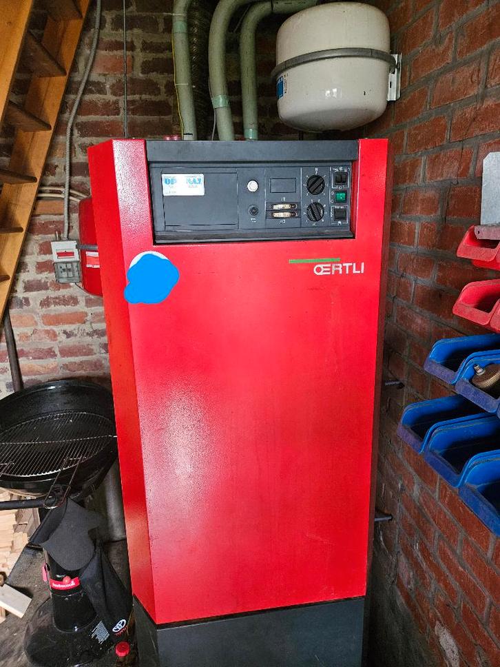 Werkende mazoutkachel oetli, Huis en Inrichting, Kachels, Gebruikt, Oliekachel, Overige brandstoffen, Ophalen