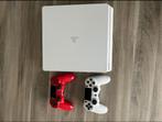 Playstation 4 slim/500gb/wit/2controllers, Consoles de jeu & Jeux vidéo, Consoles de jeu | Sony PlayStation 4, Enlèvement, Comme neuf
